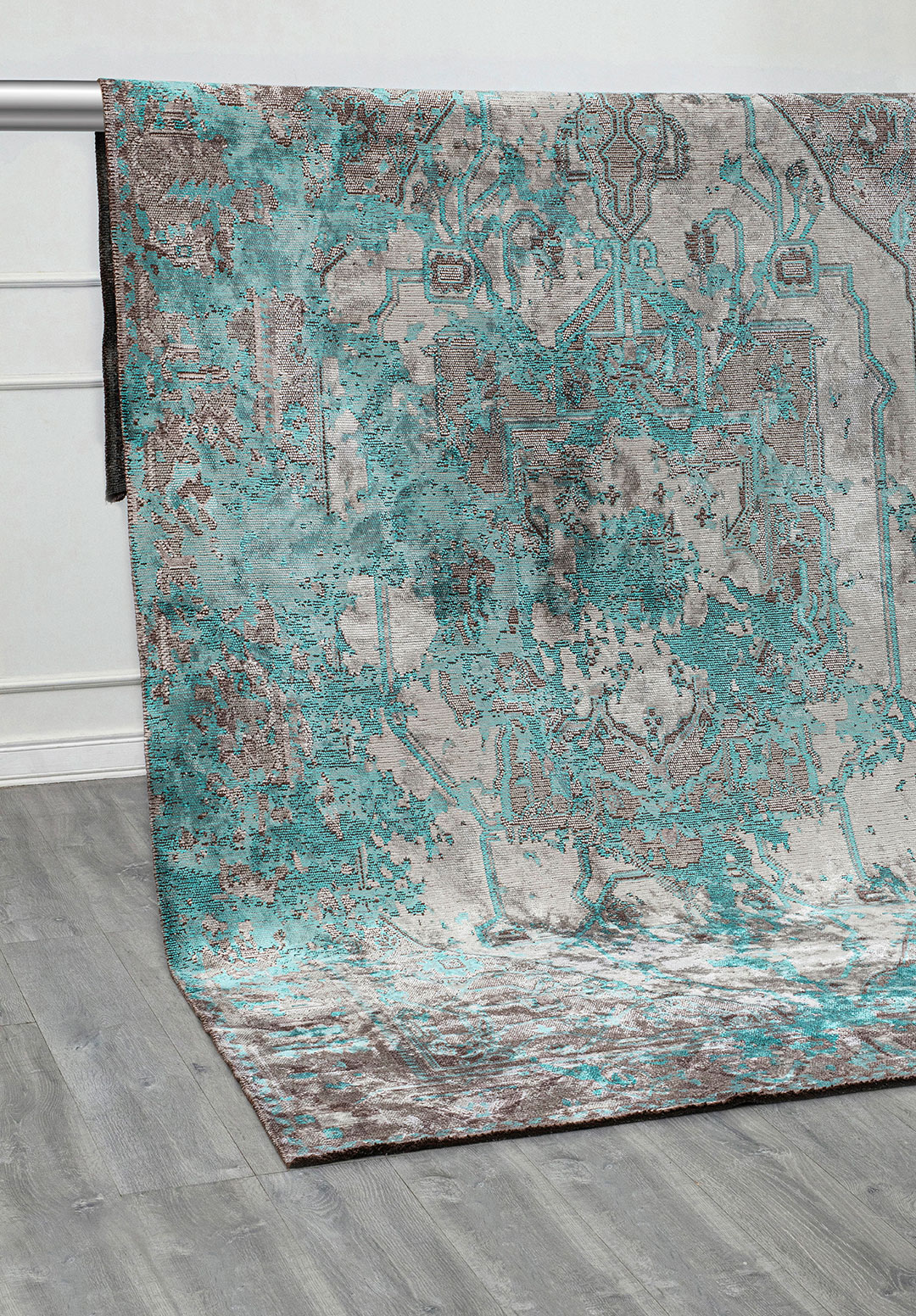 MONARCH ERA Бирюзовый - GREY - Светлый GREY - Тёмный GREY Ковер