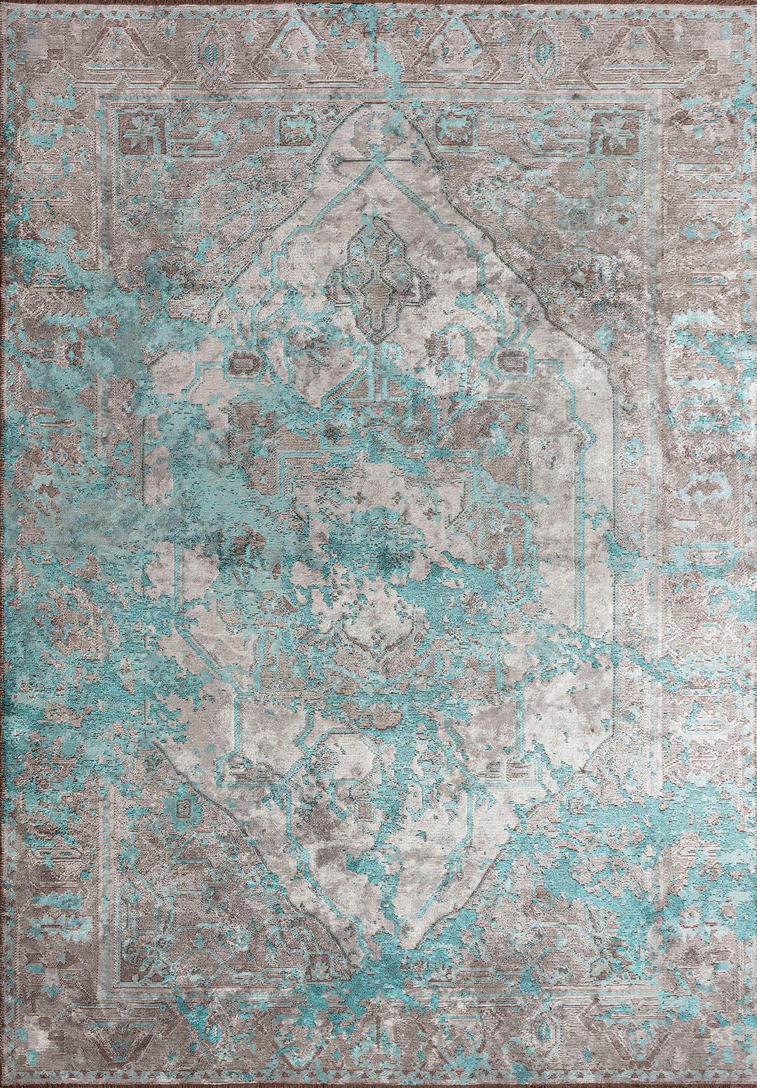 MONARCH ERA Бирюзовый - GREY - Светлый GREY - Тёмный GREY Ковер