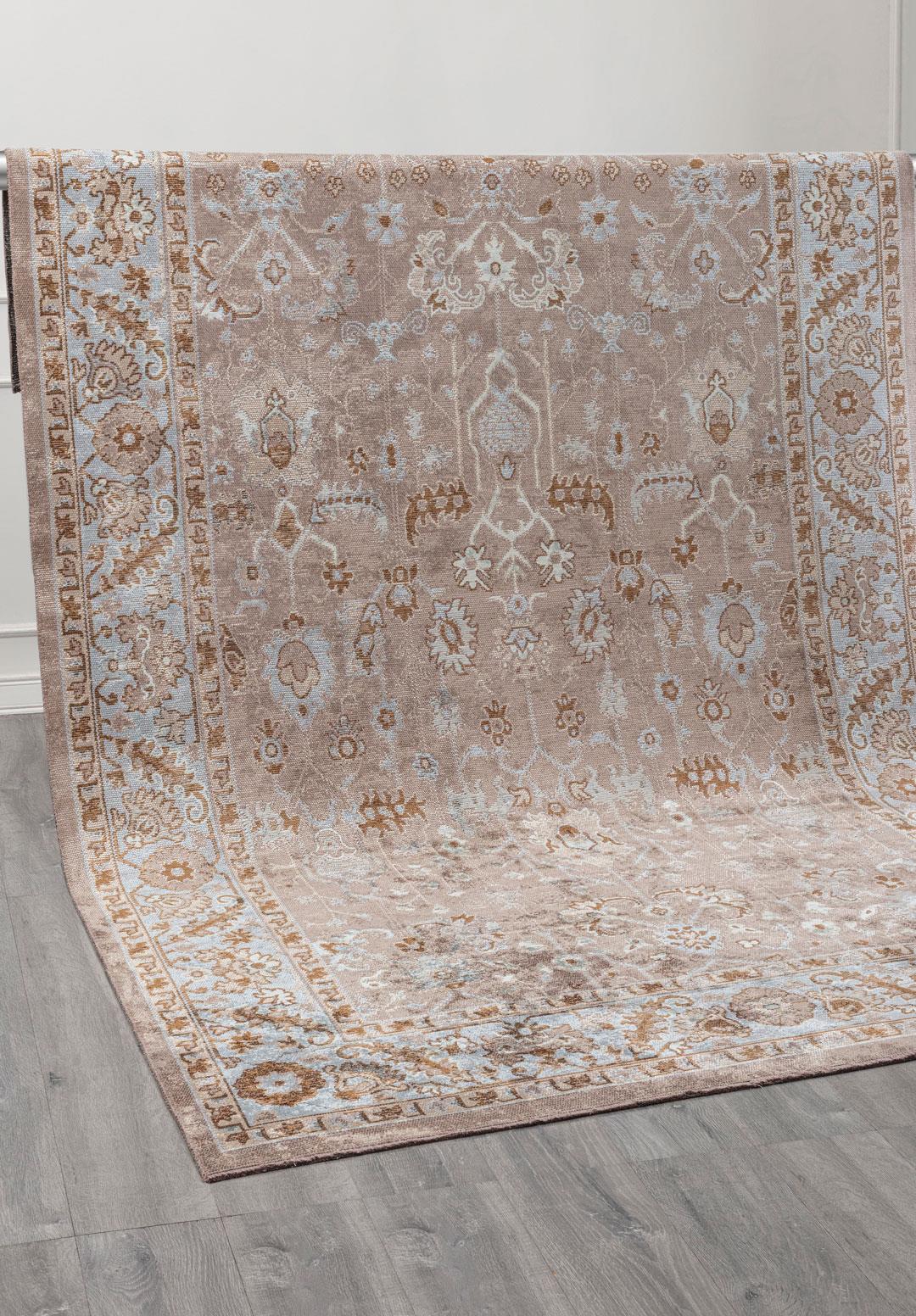 EPHESUS Кремовый - ICE Синий - Нуга - Какао Ковер