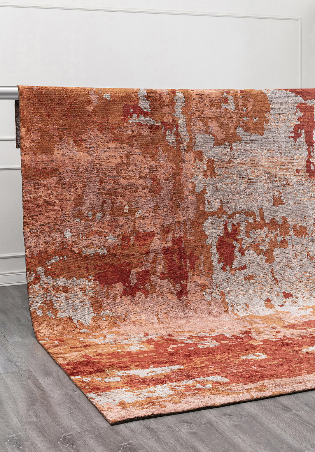 QUASAR LIGHT CORAL - LIGHT CREAM - DARK TERRA - TERRA RUG