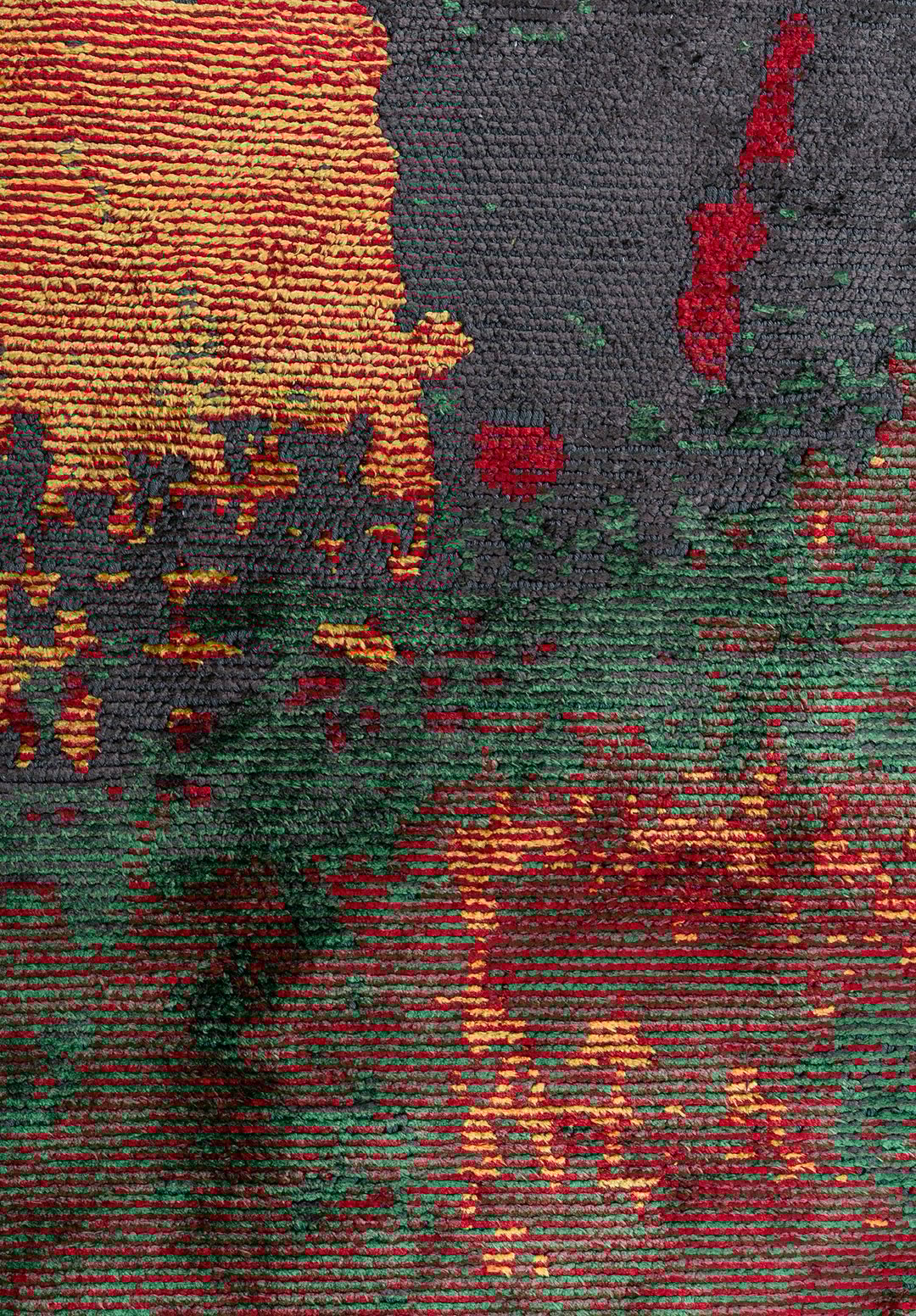 LUSH RED - YELLOW - TURQUOISE - CHARCOAL - GREEN - GRASS GREEN RUG