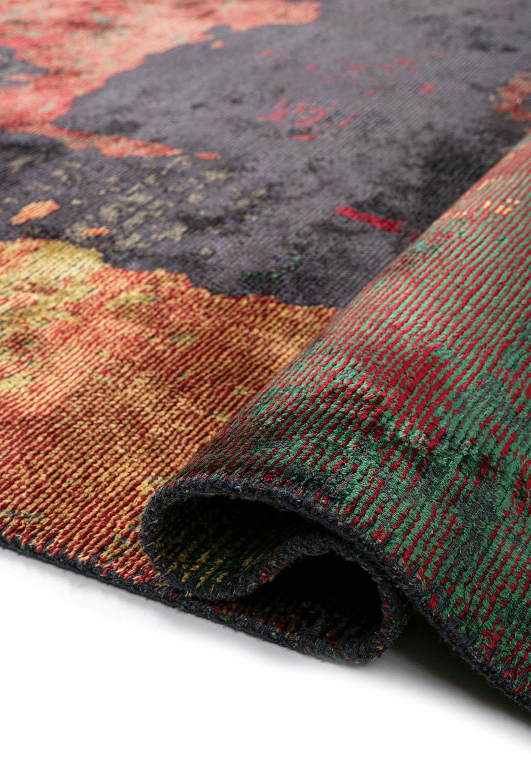 LUSH RED - YELLOW - TURQUOISE - CHARCOAL - GREEN - GRASS GREEN RUG