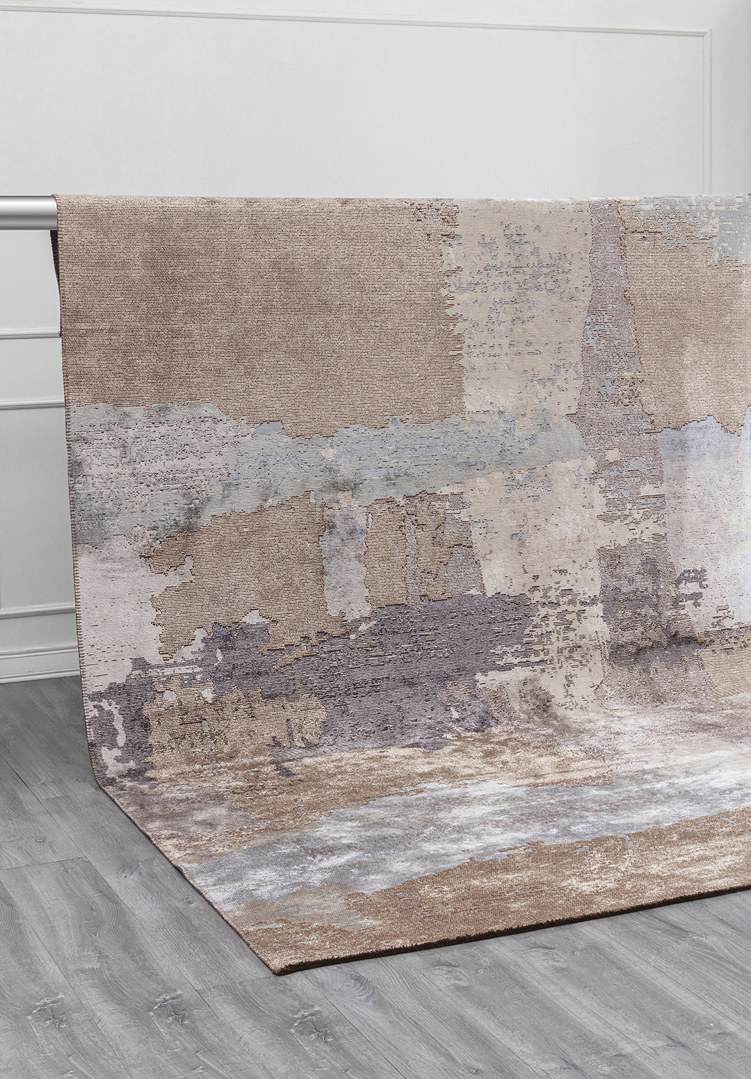 LUSH LIGHT GREY - GREY - BLUE - BEIGE - CHARCOAL - ICE BLUE RUG