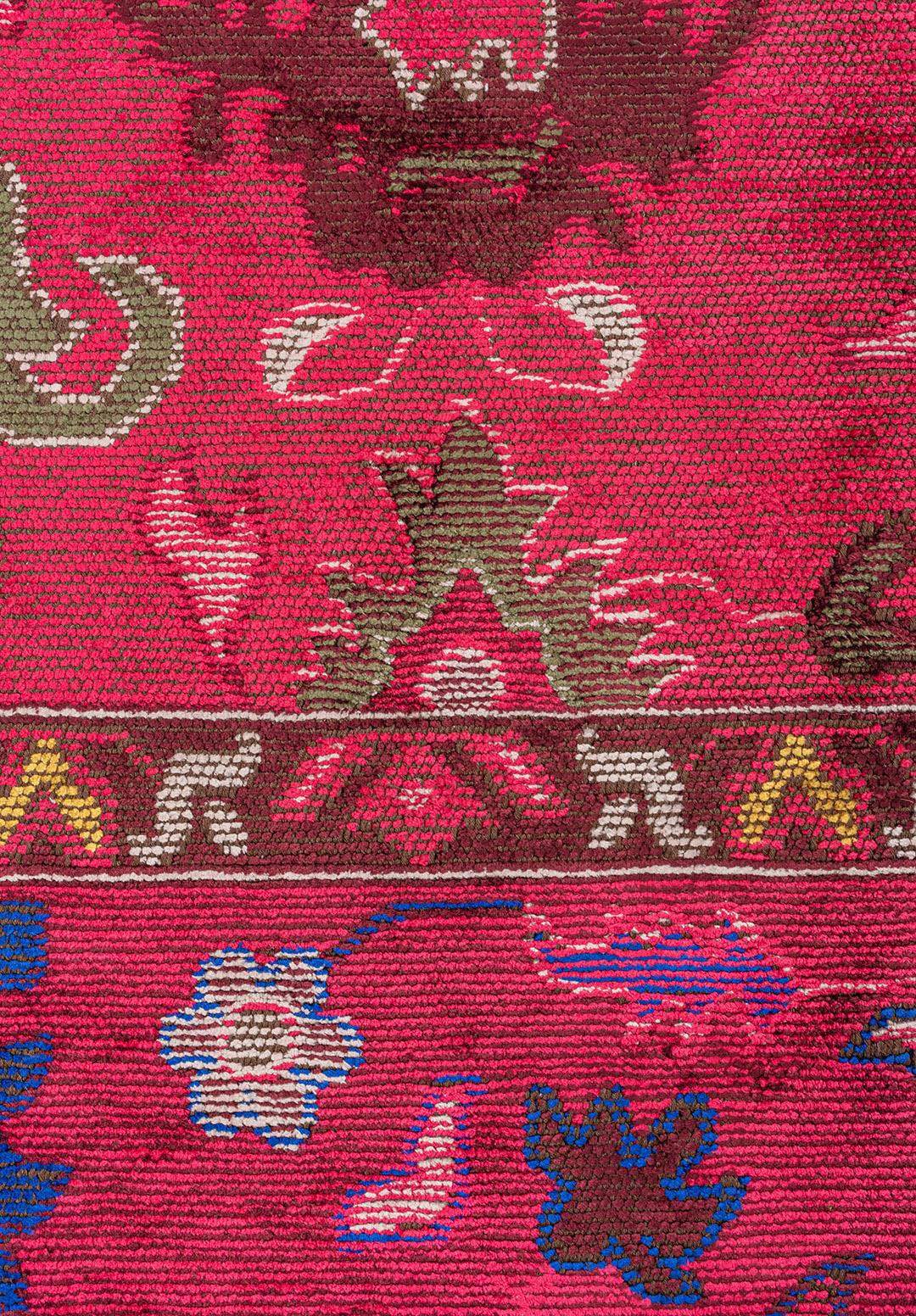 VIVIENNE Фуксия - CHERRY - SAX Синий - Светлый Кремовый - Хаки - Жёлтый Ковер