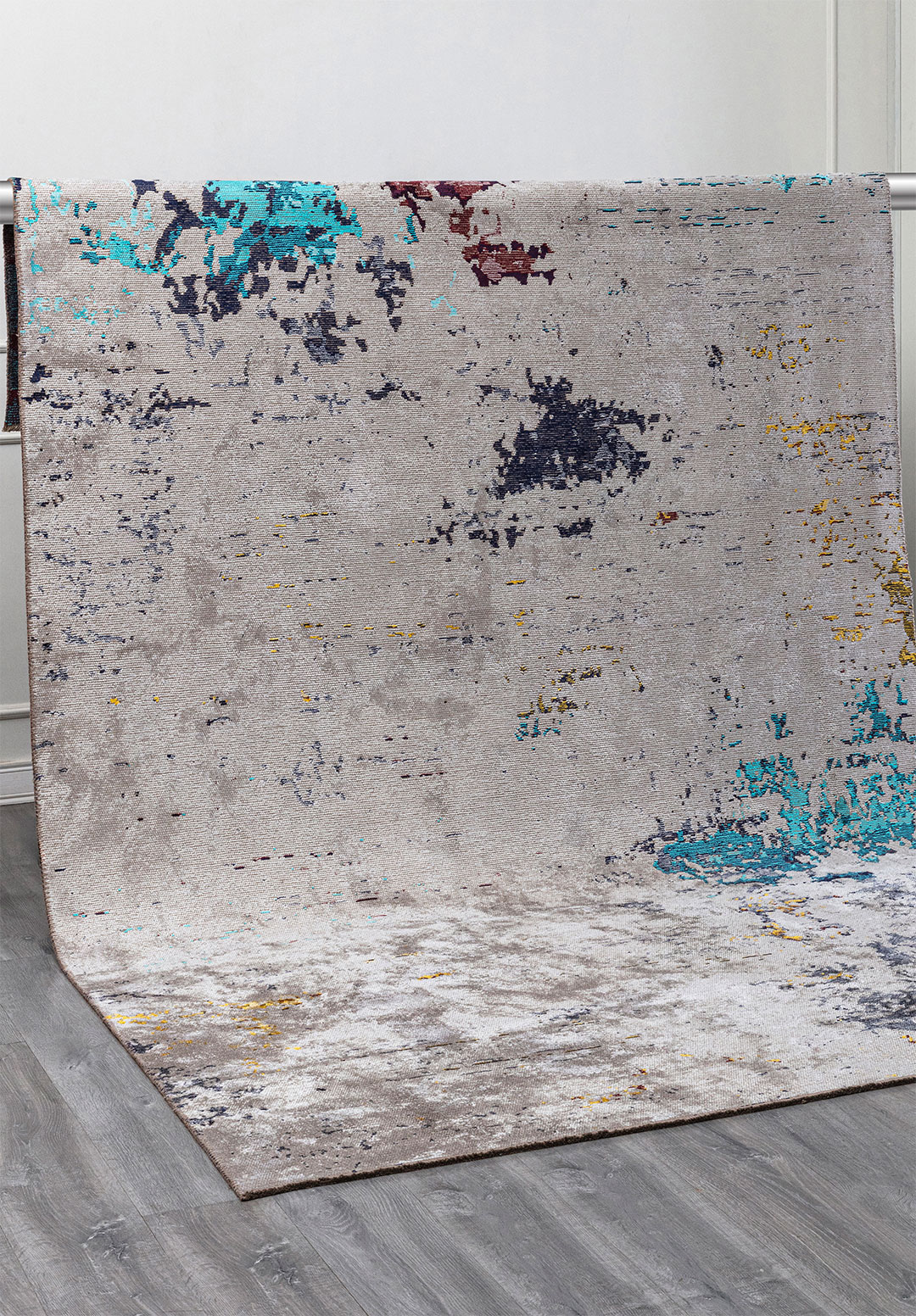 FROST LIGHT GREY - YELLOW - CHERRY - DARK NAVY - TURQUOISE RUG