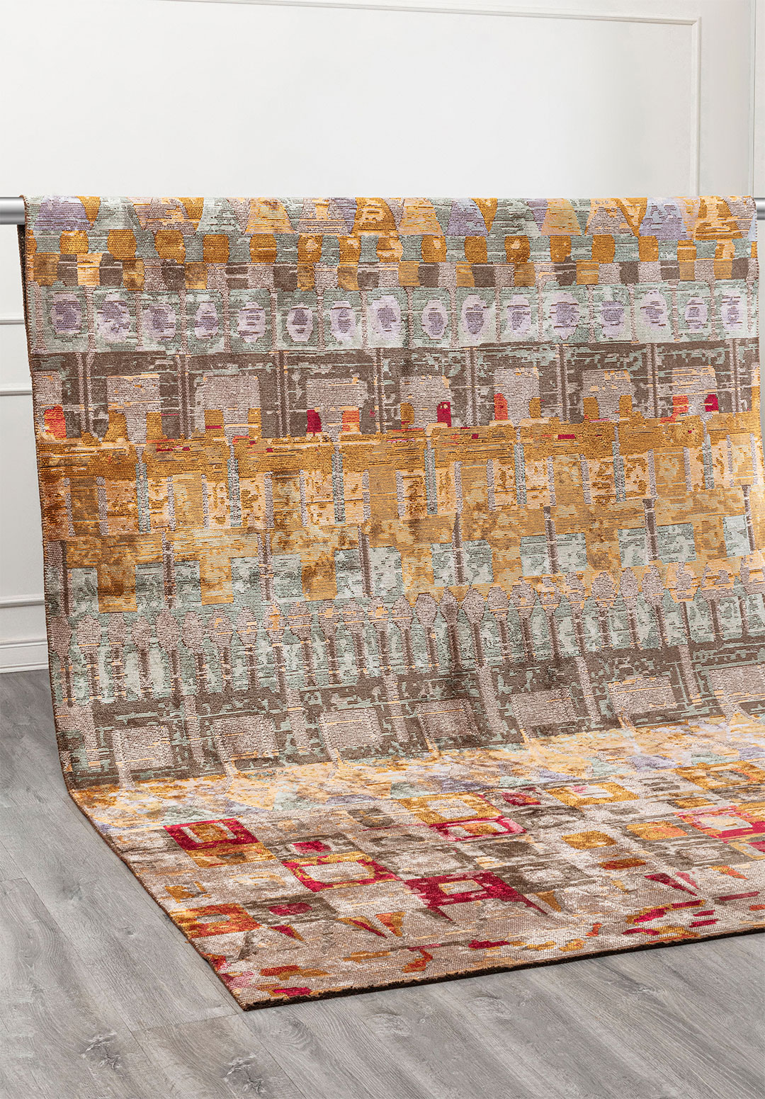 VISTA Светлый Кремовый - RIVER Зелёный - Горчичный - Хаки - Пурпурный - Сиреневый Ковер