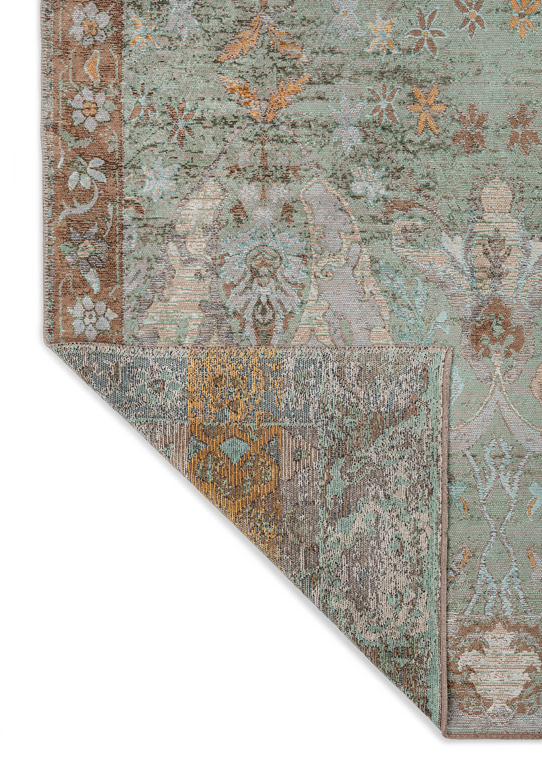 BARON ICE BLUE - MINK - CREAM - RIVER GREEN - GOLD RUG