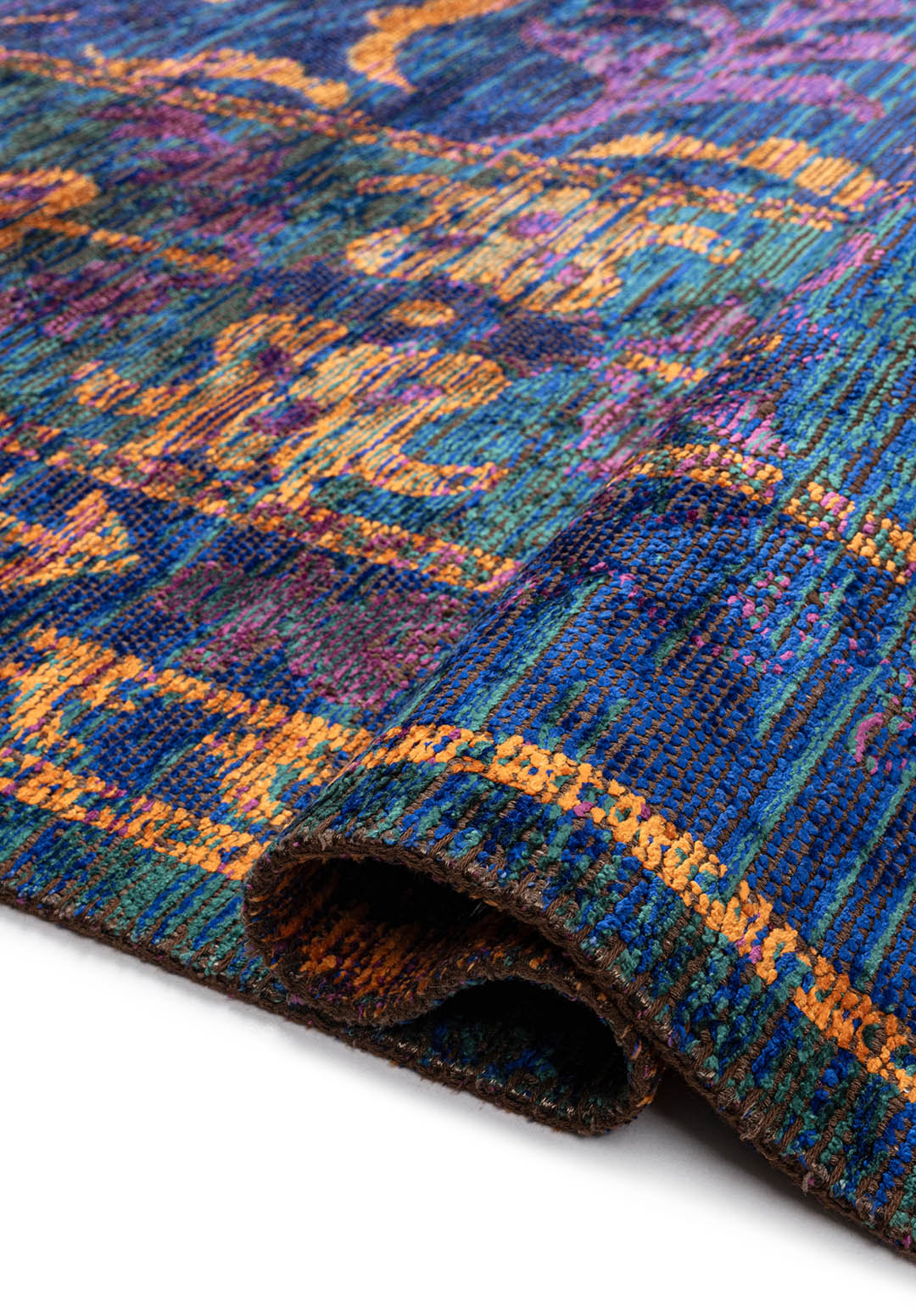 PALACE Фиолетовый - Оранжевый - SAXON Синий - Тёмный Зелёный Ковер