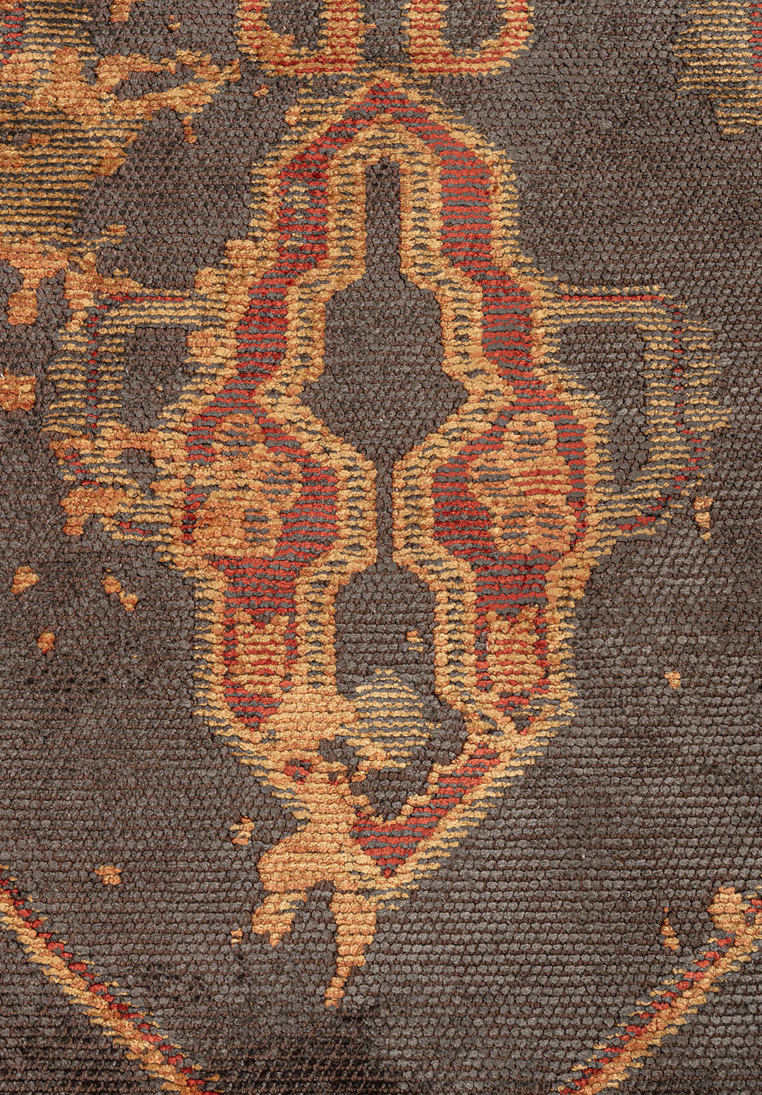 MONARCH ERA Золотой - Терракотовый - Тёмный Терракотовый - ANTHRACITE Ковер