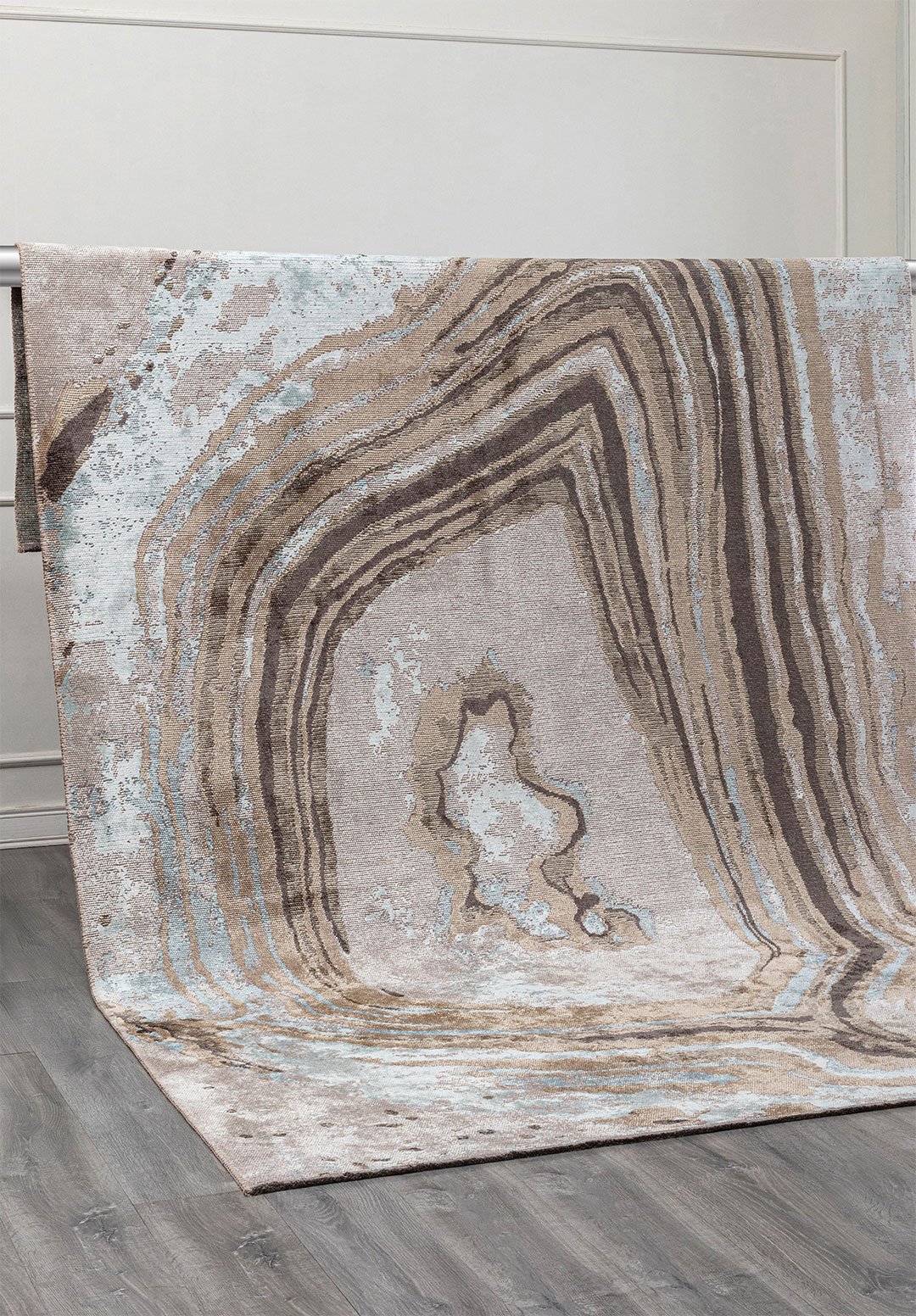 Дымчатый Слоновая кость - ICE Синий - Бежевый - ANTHRACITE Ковер