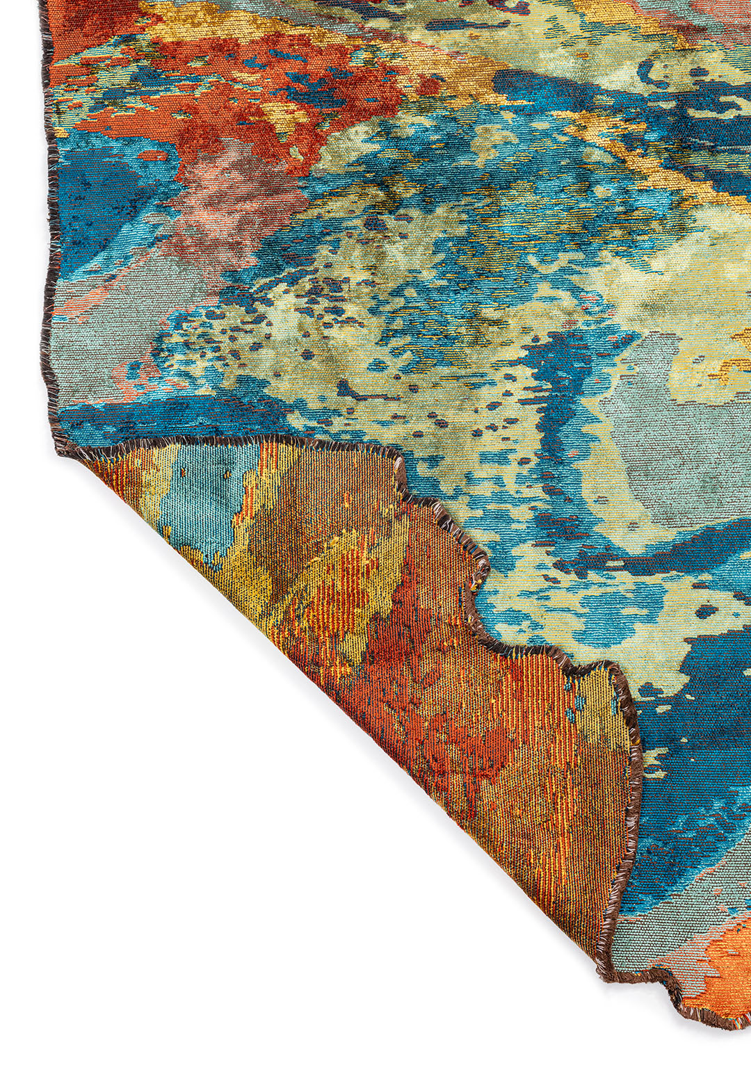 FUSION CYAN - Жёлтый - RUST - Бирюзовый - Терракотовый - Бирюзовый Ковер