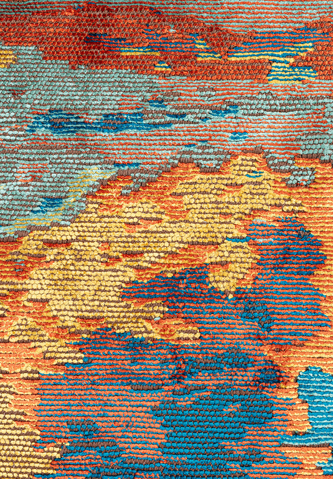 FUSION CYAN - Жёлтый - RUST - Бирюзовый - Терракотовый - Бирюзовый Ковер