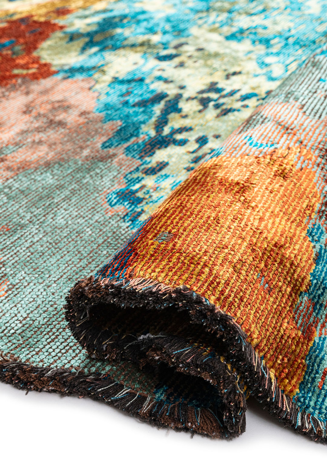 FUSION CYAN - Жёлтый - RUST - Бирюзовый - Терракотовый - Бирюзовый Ковер