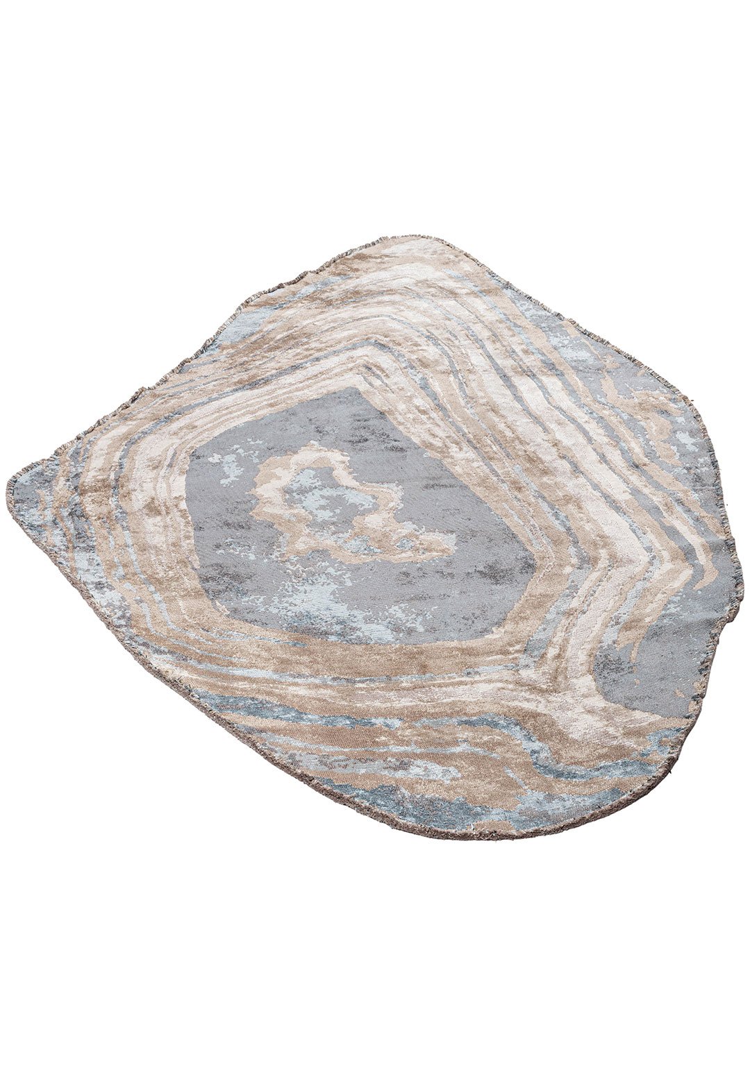 SMOKE BLUE - ICE BLUE - BEIGE - BONE RUG