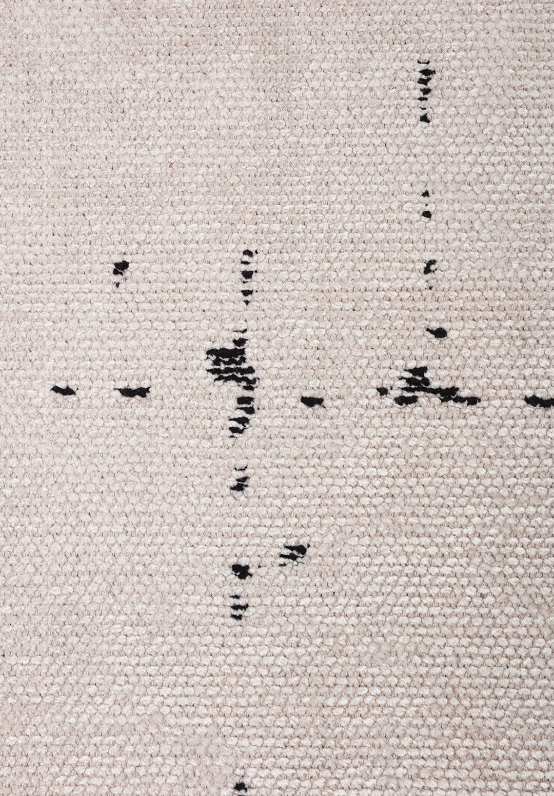 Песочный Чёрный - Экрю Ковер