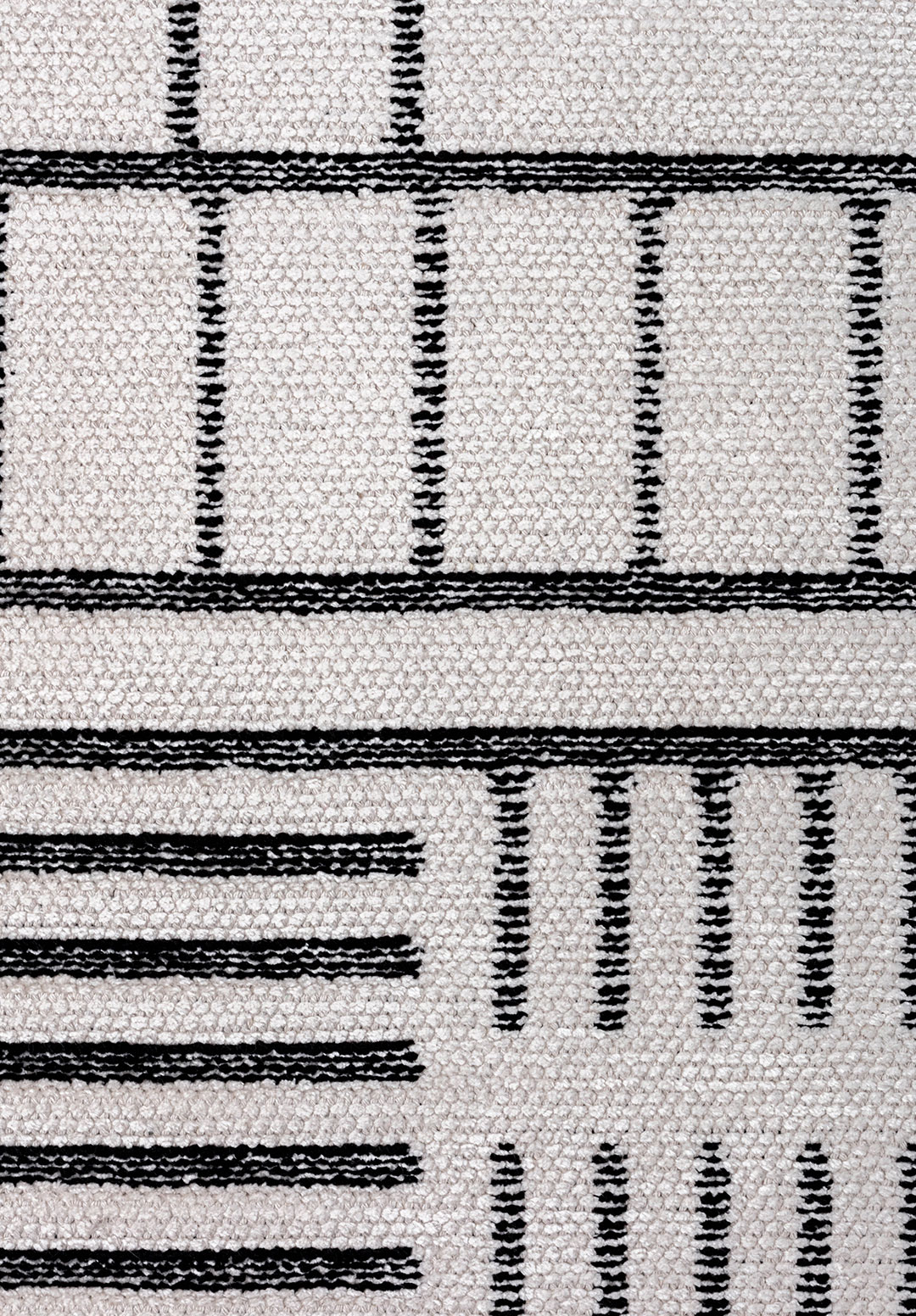 INFINITY BLACK - ECRU RUG