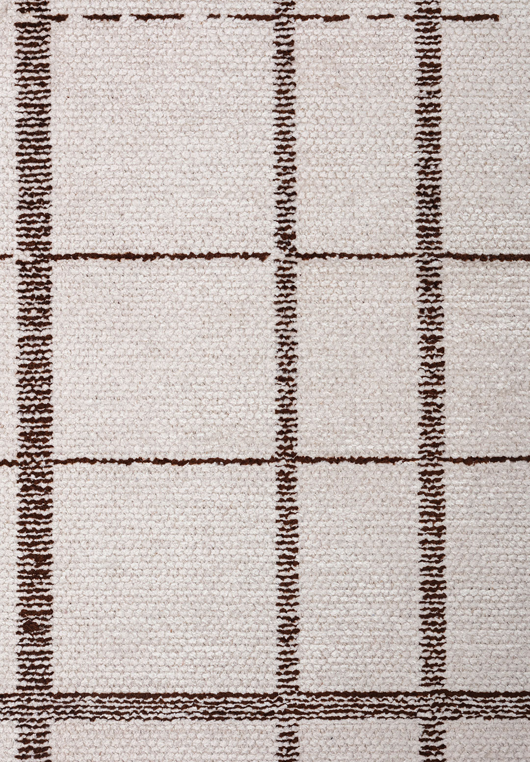 NEO DARK BROWN - ECRU RUG