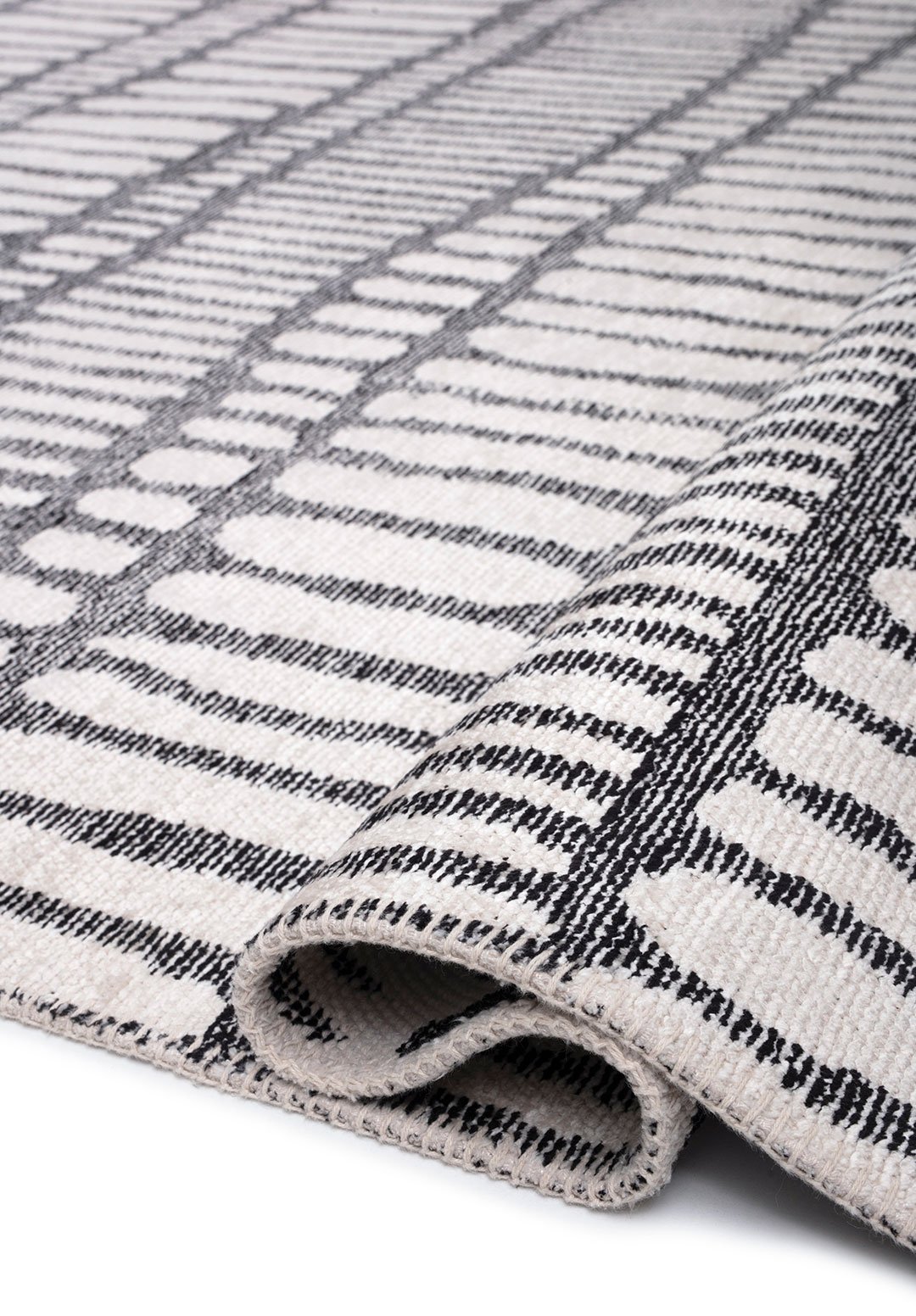 TEMPO Чёрный - Экрю Ковер