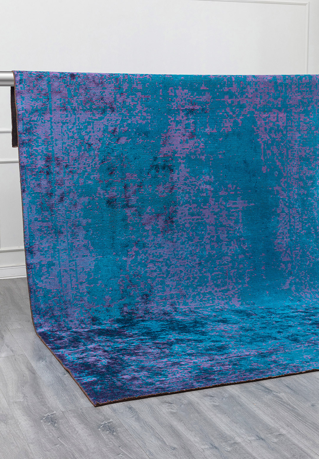 MEDALLION PURPLE - CYAN RUG