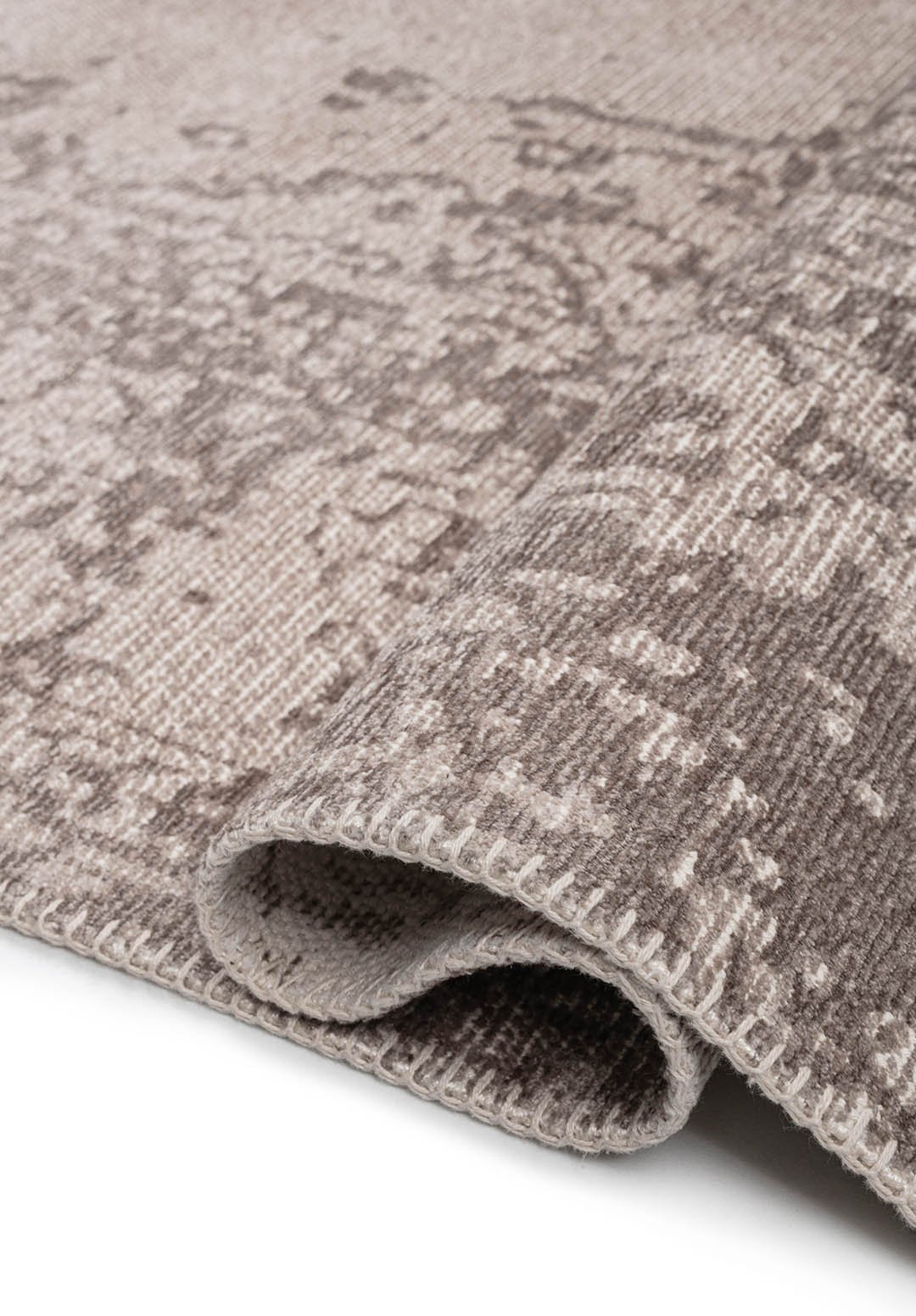 MEDALLION NOUGAT - STONE RUG