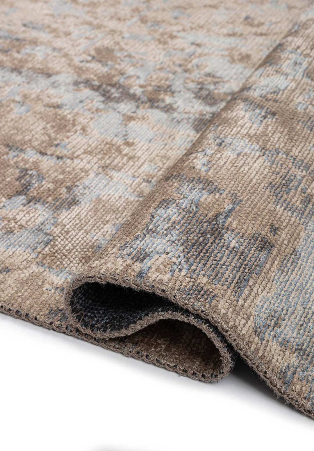 GLORY Синий - Бежевый Ковер