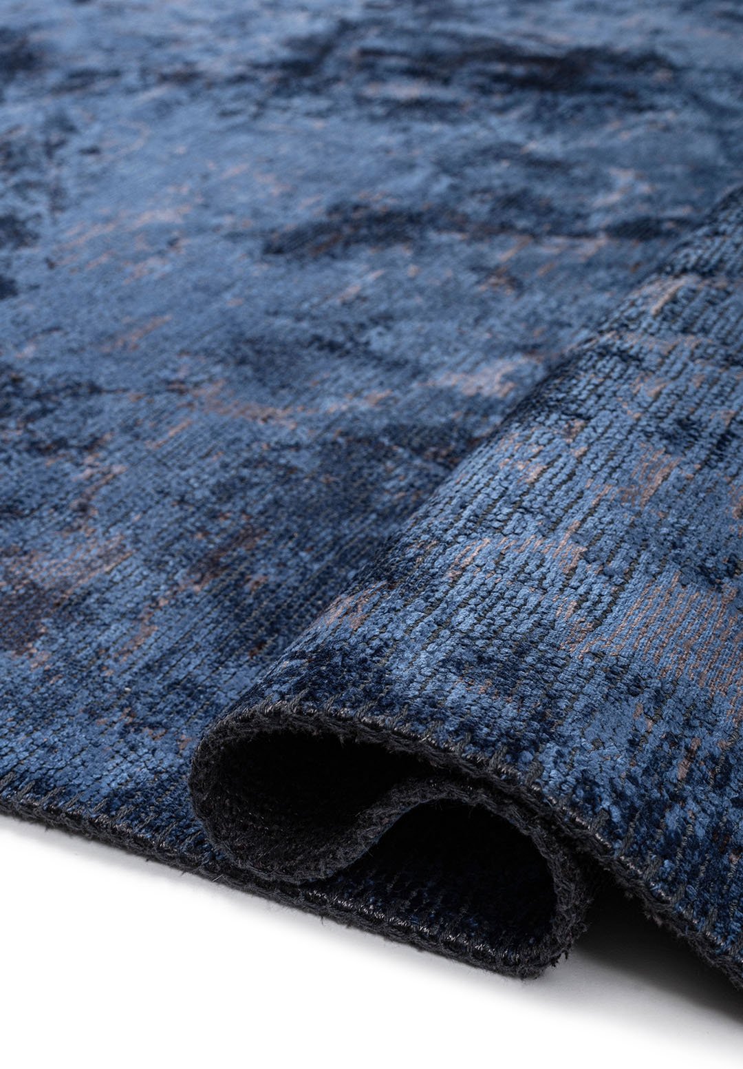 IVY CHARCOAL - NAVY BLUE RUG