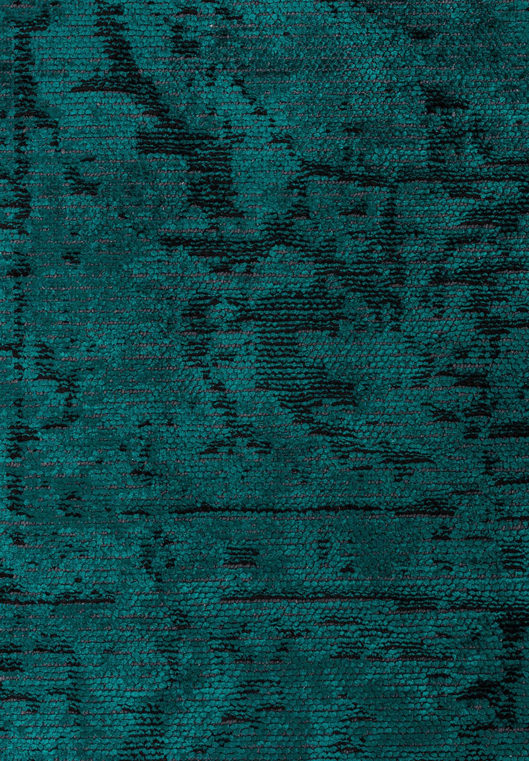 IVY BLACK - DARK TURQUOISE RUG